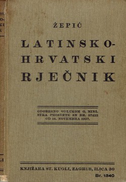 Latinsko-hrvatski rječnik (2.poprav.izd.)