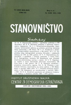 Stanovništvo XX-XXI/1-4/1982-1983