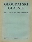 Geografski glasnik XXI/1959