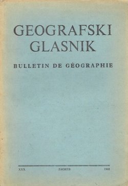 Geografski glasnik XXX/1968