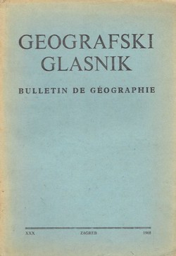 Geografski glasnik XXX/1968