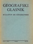 Geografski glasnik XXXIII-XXXIV/1971-1972