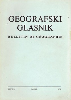 Geografski glasnik XXXVIII/1976