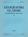 Geografski glasnik 54/1992