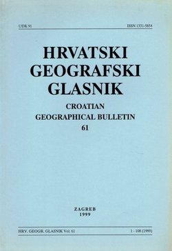 Hrvatski geografski glasnik 61/1999
