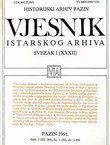 Vjesnik Istarskog arhiva 1/1991
