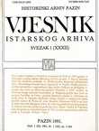 Vjesnik Istarskog arhiva 1/1991