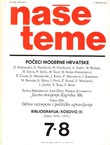 Počeci moderne Hrvatske (Naše teme XXXIII/7-8/1989)