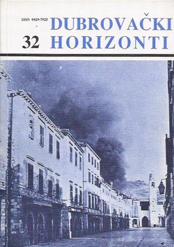 Dubrovački horizonti 32/1992 (Hrvatski Dubrovnik)