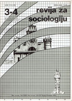 Revija za sociologiju XXIV/3-4/1993