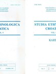 Studia ethnologica croatica 9/1997 + Studia ethnologica croatica 9/1997. Karte