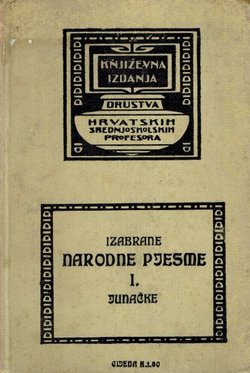 Izabrane narodne pjesme I. Junačke