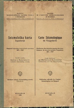 Seizmološka karta Jugoslavije