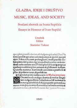 Glazba, ideje i društvo / Music, Ideas, and Society