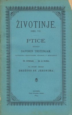 Životinje. Diel VII. Ptice III. svezak