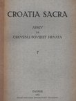 Croatia Sacra 7/1934
