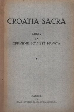 Croatia Sacra 7/1934