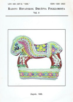 Radovi Hrvatskog društva folklorista 4/1996