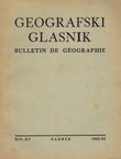 Geografski glasnik XIV-XV/1952-53