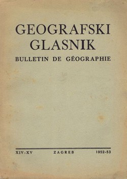 Geografski glasnik XIV-XV/1952-53