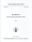 Radovi Zavoda za povijesne znanosti HAZU u Zadru 47/2005