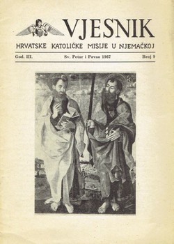 Vjesnik Hrvatske katoličke misije u Njemačkoj III/9/1967