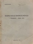 Skupni nalaz rimskog novca I. Tetrarhije - Sisak 1953