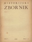 Historijski zbornik V/1-2/1952