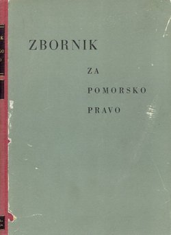 Zbornik za pomorsko pravo 1/1955