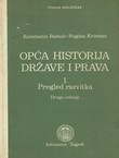 Opća historija države i prava I. Pregled razvitka (2.izd.)