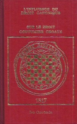 L'influence du droit canonique sur le droit coutumier croate