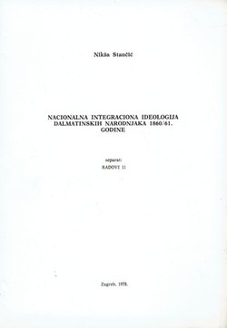 Nacionalna integraciona ideologija dalmatinskih narodnjaka 1860/61. godine