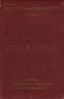 Code civil. Annote d'apres la doctrine et la jurisprudence (24.ed.)
