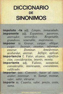 Diccionario de sinonimos (4.ed.)