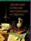 Harvard Concise Dictionary of Music