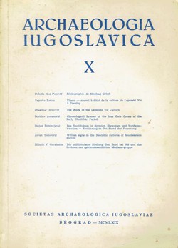 Archaeologia Iugoslavica X/1969