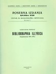 Bibliographia illyrica (Supplementum 1967-1972.)