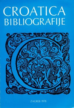 Croatica bibliografije u godini 1972.