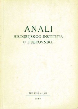 Anali Historijskog instituta u Dubrovniku VI-VII/1959