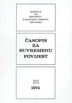 Časopis za suvremenu povijest III/1974