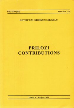 Prilozi / Contributions 30/2001