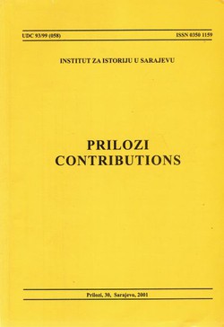 Prilozi / Contributions 30/2001