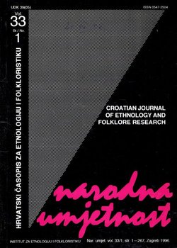 Narodna umjetnost 33/1/1996