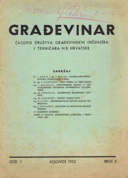 Građevinar V/3/1957