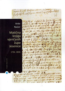 Matična knjiga vjenčanih župe Jesenice 1736.-1830.