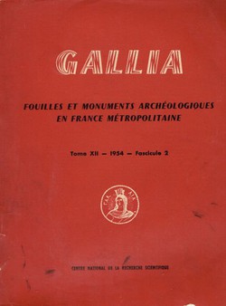 Gallia. Fouilles et monuments archéologiques en France métropolitaine XII/2/1954