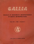 Gallia. Fouilles et monuments archéologiques en France métropolitaine XIII/2/1955