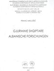 Gjurmime Shqiptare / Albanische Forschungen