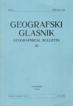 Geografski glasnik 56/1994