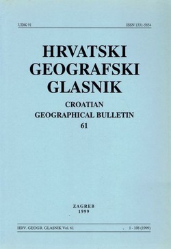 Hrvatski geografski glasnik 61/1999